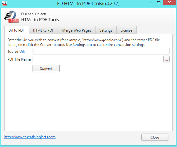HTML to PDF Tools (โปรแกรมแปลงเว็บเพจ เป็น PDF ฟรี) : 