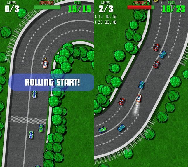 Tappy Lap (App เกมส์แข่งรถจิ๋ว 2 มิติ) : 