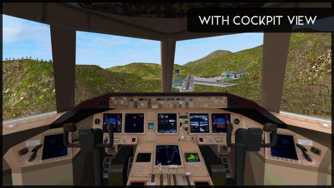 Avion Flight Simulator (App เกมส์จำลองขับเครื่องบิน) : 