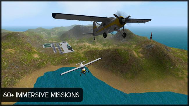 Avion Flight Simulator (App เกมส์จำลองขับเครื่องบิน) : 