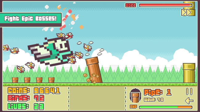 Flappy Defense (App เกมส์ป้องกันนกแฟบบี้) : 