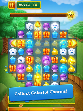 Charm King (App เกมส์เรียงแถวสีเก็บเครื่องรางสวยๆ) : 
