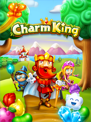 Charm King (App เกมส์เรียงแถวสีเก็บเครื่องรางสวยๆ) : 