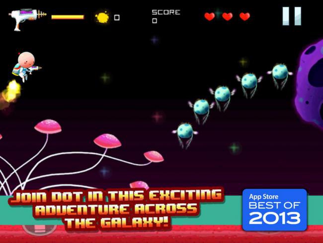 DOT Space Hero (App เกมส์ฮีโร่อวกาศ) : 