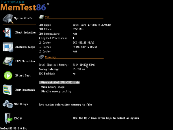 Memtest (โปรแกรม Memory Tester เช็คแรม ตรวจสอบ RAM) : 