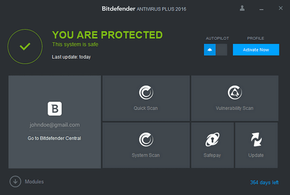 Bitdefender Antivirus Plus (โปรแกรมสแกนไวรัส) : 