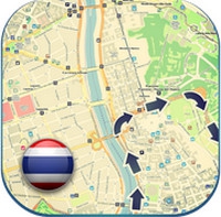 Thailand Offline Map (App แผนที่ประเทศไทย ไม่ต้องต่อเน็ต) : 