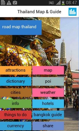 Thailand Offline Map (App แผนที่ประเทศไทย ไม่ต้องต่อเน็ต) : 