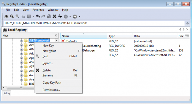 Registry Finder (จัดการไฟล์รีจิสทรีบน Windows) : 
