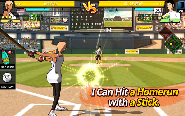 FreeStyle Baseball2 (App เกมส์เบสบอลต่อสู้สุดมันส์) : 