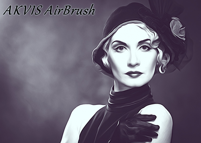AKVIS AirBrush (โปรแกรม AirBrush เปลี่ยนรูปเป็นรูปวาด) : 