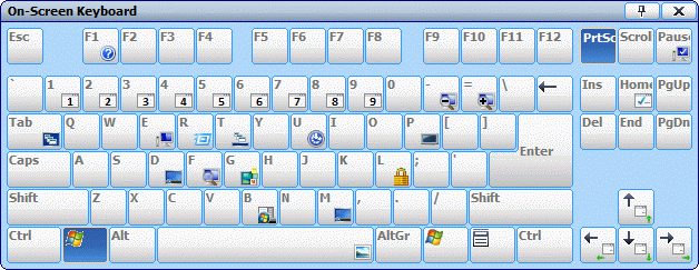 Comfort OnScreen Keyboard (โปรแกรม Keyboard แป้นพิมพ์ บนหน้าจอ PC) : 