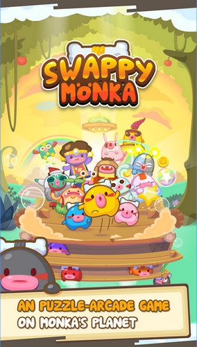 Swappy Monka (App เกมส์ Puzzle สุดมันส์) : 