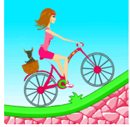 Biker Girl Hill Climb Cycling (App เกมส์สาวน้อยปั่นจักรยาน) : 