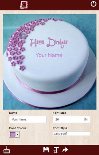 Cake with Name and Photo (App อวยพรวันเกิด) : 