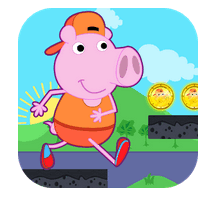Super Pig World (App เกมส์ หมูน้อยผจญภัย) : 