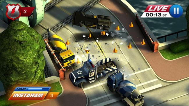 Smash Cops Heat (App เกมส์ขับรถตำรวจ ไล่ล่าจับรถผู้ร้าย) : 