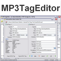 MP3TagEditor (โปรแกรม MP3TagEditor แก้ไขแท็ก ข้อมูลไฟล์เพลง MP3) : 
