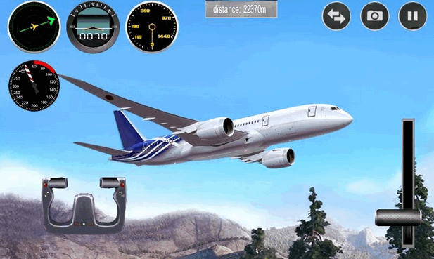 Plane Simulator 3D (App เกมส์จำลองการขับเครื่องบิน 3 มิติ) : 