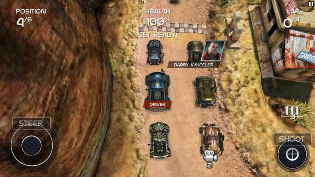 Death Rally (App เกมส์แข่งรถแห่งความตาย) : 