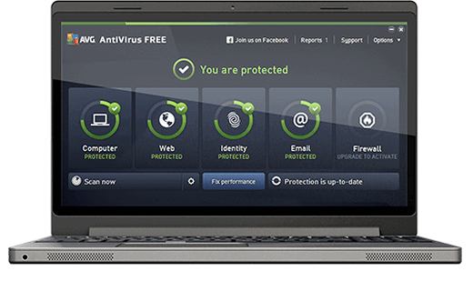 AVG AntiVirus Free (โปรแกรม AVG แอนตี้ไวรัส ฟรี) : 
