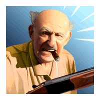 Angry Grandpa Crime Fighter (App เกมส์ คุณตาปืนโหด โหลดกระสุนรัว)