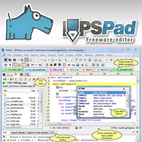 PSPad (โปรแกรม PSPad ช่วยเขียนโปรแกรม เขียนโค้ด ง่ายๆ)