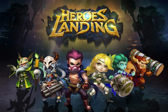 Heroes Landing (App เกมส์ทีมฮีโร่ ปล่อยสกิลต่อสู้) : 