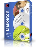 Disketch (โปรแกรม Disketch ออกแบบปก CD DVD) : 