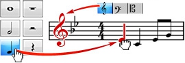 Crescendo Music Notation Editor (ทำโน้ตเพลง เขียนโน้ตดนตรี พิมพ์โน้ตฟรี) : 