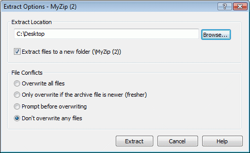 Express Zip File Compression : 