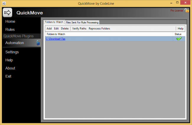 QuickMove (โปรแกรม QuickMove ย้ายโอนไฟล์และโฟลเดอร์ ฟรี) : 