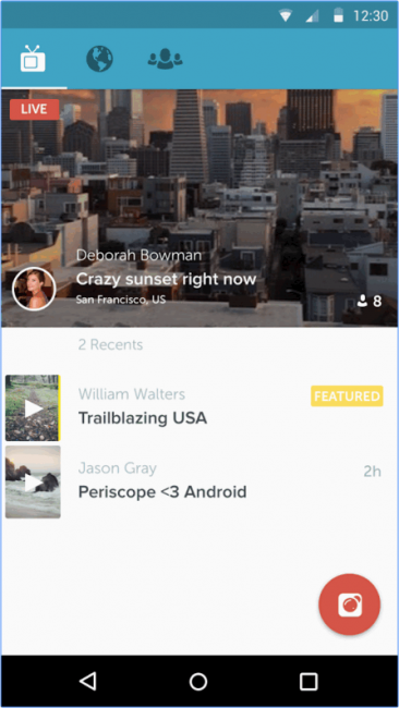 Periscope (App ถ่ายทอดวิดีโอสด พร้อม แชทคุยกับเพื่อน ฟรี) : 