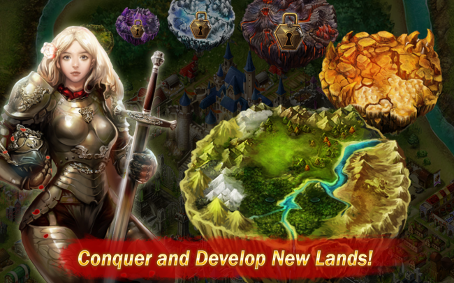 World of Conquerors (App เกมส์อัศวินสร้างเมือง) : 