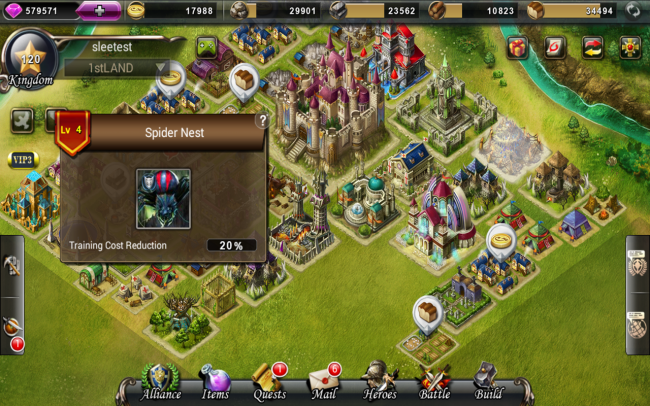 World of Conquerors (App เกมส์อัศวินสร้างเมือง) : 
