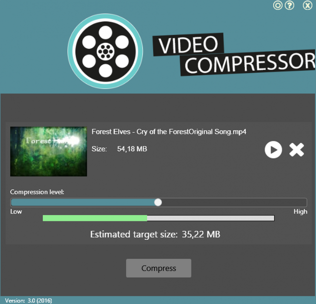 VideoCompressor (โปรแกรม Video Compressor ลดขนาดไฟล์วิดีโอ) : 