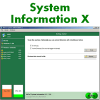 System Information X (ดูสเปคเครื่องคอมพิวเตอร์ อย่างละเอียดมากๆ)