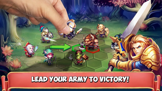Heroes Tactics (App เกมส์กระดานต่อสู้ของเหล่าฮีโร่) : 