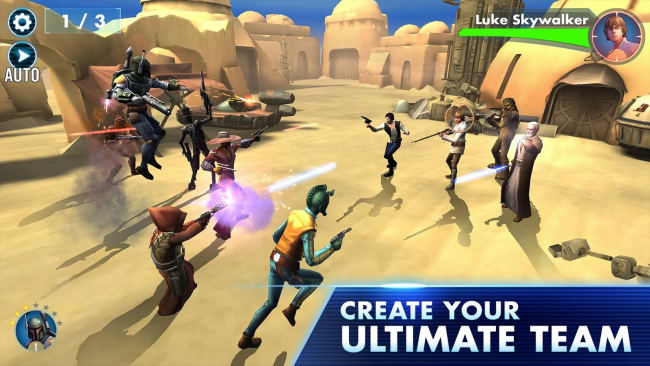 Star Wars Galaxy of Heroes (App เกมส์สตาร์วอร์เทิร์นเบส) : 