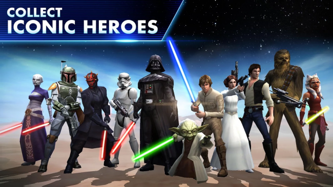Star Wars Galaxy of Heroes (App เกมส์สตาร์วอร์เทิร์นเบส) : 