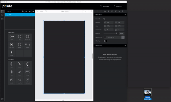 Pixate Studio (ออกแบบหน้าตา App บนมือถือ โดยยังไม่ต้องเขียนโค้ด) : 