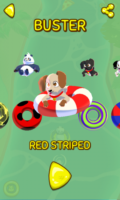 Paddle Panda (App เกมส์แพนด้าล่องแก่งเก็บพิซซ่า) : 