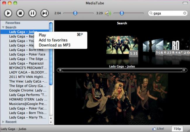 MediaTube (โปรแกรมดู YouTube แบบไม่มีโฆษณา บน Mac) : 