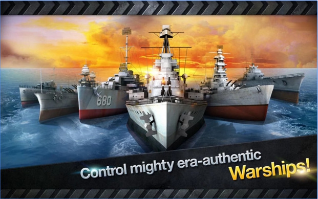 WARSHIP BATTLE 3D World War II (เกมส์เรือรบสงครามโลกครั้งที่ 2) : 