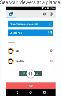 ScreenMeet (App โชว์ภาพหน้าจอเรียลไทม์) : 