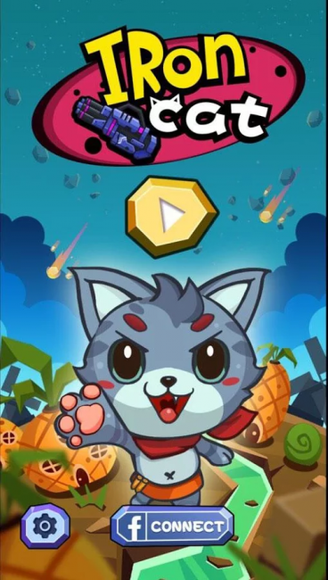 Iron Cat (App เกมส์ฮีโร่แมวเหมียวยิงเอเลี่ยนปกป้องโลก) : 