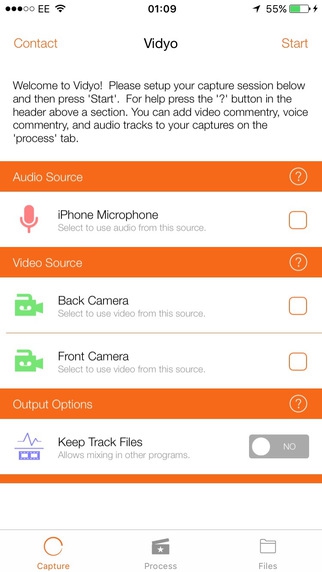 Vidyo (App บันทึกหน้าจอและเสียง Vidyo สำหรับไอโฟน) : 