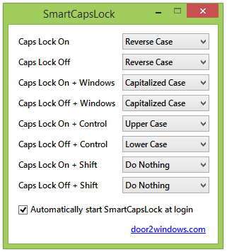 SmartCapsLock (โปรแกรม SmartCapsLock เปลี่ยนตัวอักษรด้วย Caps Lock) : 