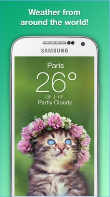 Weather Kitty (App แมวน้อย พยากรณ์อากาศประจําวัน) : 