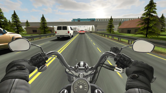 Traffic Rider (App เกมส์ขี่มอเตอร์ไซค์บิ๊กไบค์) : 